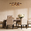 Beige Fabric Dining Chair Bromley