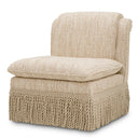 Beige Bouclé Accent Chair Fairburn