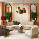 Beige Bouclé Accent Chair Fairburn