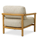 Natural Teak Outdoor Chair Ombria