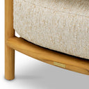 Natural Teak Outdoor Chair Ombria