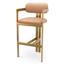 Sculptural Silhouette Bar Stool Donato