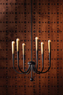 Gradient Brass Adley Chandelier 26.5" by Hudson Valley, view 2