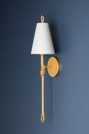 Vintage Gold Leaf Alburgh Wall Sconce 6.75" by Hudson Valley, view 7