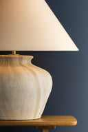 Ceramic Watercolor Sand Allards Table Lamp 24" by Hudson Valley, view 5