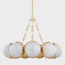 Vintage Polished Brass Althea Chandelier 34.25" by Corbett Lighting, view 3