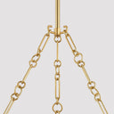 Vintage Polished Brass Althea Chandelier 43" by Corbett Lighting, view 3