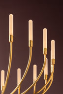Vintage Brass Amalthea Chandelier 28" by Corbett Lighting