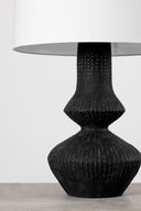 Ceramic Totem Black Ancram Table Lamp 17.5" by Hudson Valley, view 5
