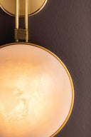 Vintage Brass Ares Wall Sconce 9.75" by Corbett Lighting, view 5