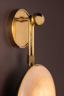 Vintage Brass Ares Wall Sconce 9.75" by Corbett Lighting, view 7