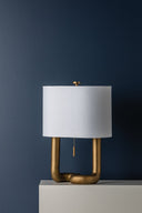 Aged Brass Armonk Table Lamp 10.25" by Hudson Valley, view 3
