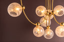 Vintage Brass Astraia Chandelier 66.75" by Corbett Lighting