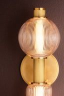 Vintage Brass Atom Wall Sconce 5.5" by Corbett Lighting, view 3