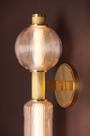 Vintage Brass Atom Wall Sconce 5.5" by Corbett Lighting, view 5