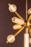 Vintage Brass Atom Chandelier 36" by Corbett Lighting, view 6