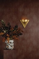 Vintage Brass Atria Wall Sconce 11.75" by Corbett Lighting, view 2