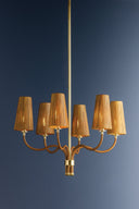Aged Brass Atwood Chandelier 30" by Hudson Valley, view 2