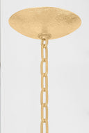 Gold Leaf Aveline Chandelier 48" by Corbett Lighting