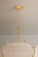Vintage Gold Leaf Bayville Pendant 31.75" by Hudson Valley, view 3