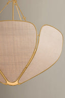 Vintage Gold Leaf Bayville Pendant 31.75" by Hudson Valley, view 4