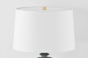 Ceramic Reactive Palladian Bellmawr Table Lamp 19" by Hudson Valley, view 2