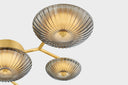 Vintage Polished Brass Birmingham Flush Mount 40.75" by Corbett Lighting, view 4