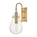 Aged Brass Ivy Wall Sconce 7.5" by Hudson Valley
