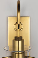 Aged Brass Ivy Wall Sconce 7.5" by Hudson Valley, view 5