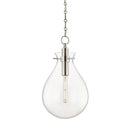 Polished Nickel Ivy Pendant 12.5" by Hudson Valley