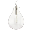 Polished Nickel Ivy Pendant 18" by Hudson Valley