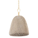 Gold Leaf Reina Pendant 21" by Hudson Valley