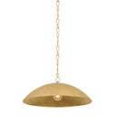 Vintage Gold Leaf Eve Pendant 24" by Hudson Valley
