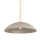 Vintage Gold Leaf Eve Pendant 24" by Hudson Valley