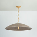 Vintage Gold Leaf Eve Pendant 32" by Hudson Valley, view 7