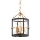 Aged Brass and Old Bronze Ren Lantern 13.75" by Hudson Valley