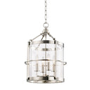 Polished Nickel Ren Lantern 13.75" by Hudson Valley