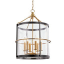 Aged Brass and Old Bronze Ren Lantern 17.5" by Hudson Valley