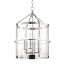 Polished Nickel Ren Lantern 17.5" by Hudson Valley