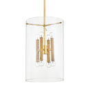 Aged Brass Barlow Lantern 14.75" by Hudson Valley