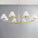 Aged Brass Stacey Chandelier 52.25" by Hudson Valley, view 3