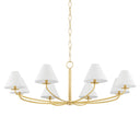Aged Brass Stacey Chandelier 52.25" by Hudson Valley