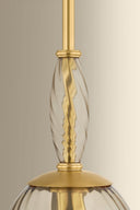 Aged Brass Bleecker Pendant 11" by Hudson Valley, view 5