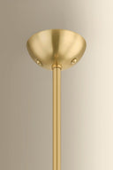 Aged Brass Bleecker Pendant 16" by Hudson Valley, view 2