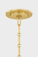 Aged Brass Briscoe Pendant 15" by Hudson Valley, view 6
