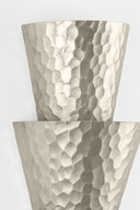 Warm Silver Leaf Bucharest Wall Sconce 8.25" by Corbett Lighting, view 4