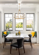 Aged Brass Bari Chandelier 30" by Hudson Valley, view 2