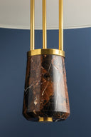 Aged Brass Barnegat Pendant 36" by Hudson Valley, view 3