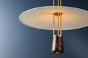 Aged Brass Barnegat Pendant 36" by Hudson Valley, view 5