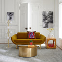Brass Kidney Small Table